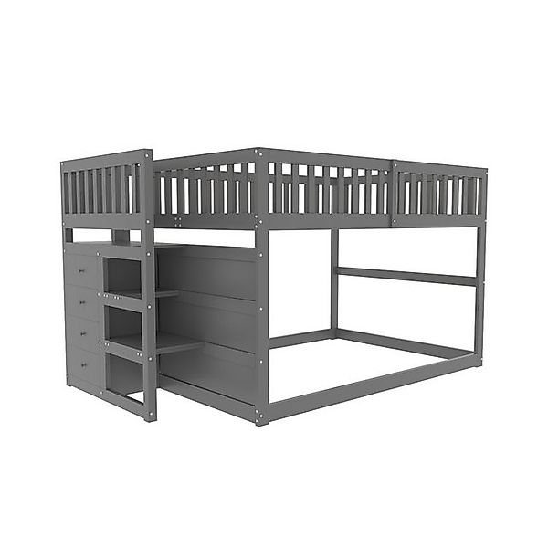 STILVORA Etagenbett 140x200 Doppelbett mit Matratze,Jugendbett mit Stauraum günstig online kaufen