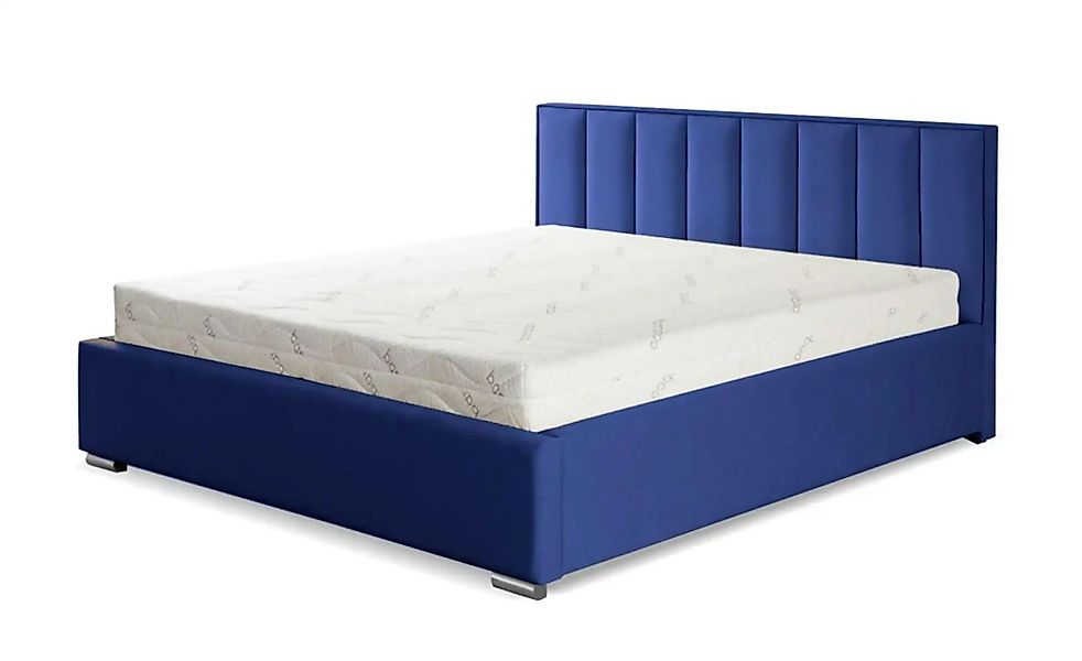 Polsterbett 140x200 Gelb   ¦ blau ¦ Maße (cm): B: 160 H: 110 Betten > Komfo günstig online kaufen
