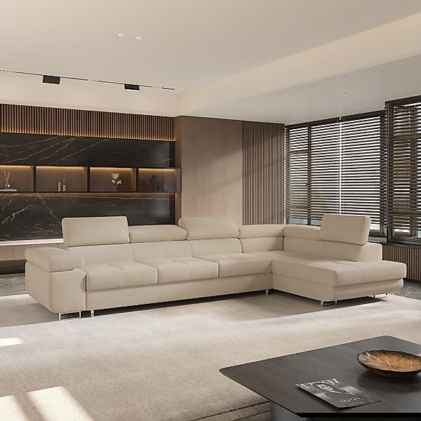 Masseno Ecksofa VICENTE mit Schlaffunktion L-Form, günstig online kaufen