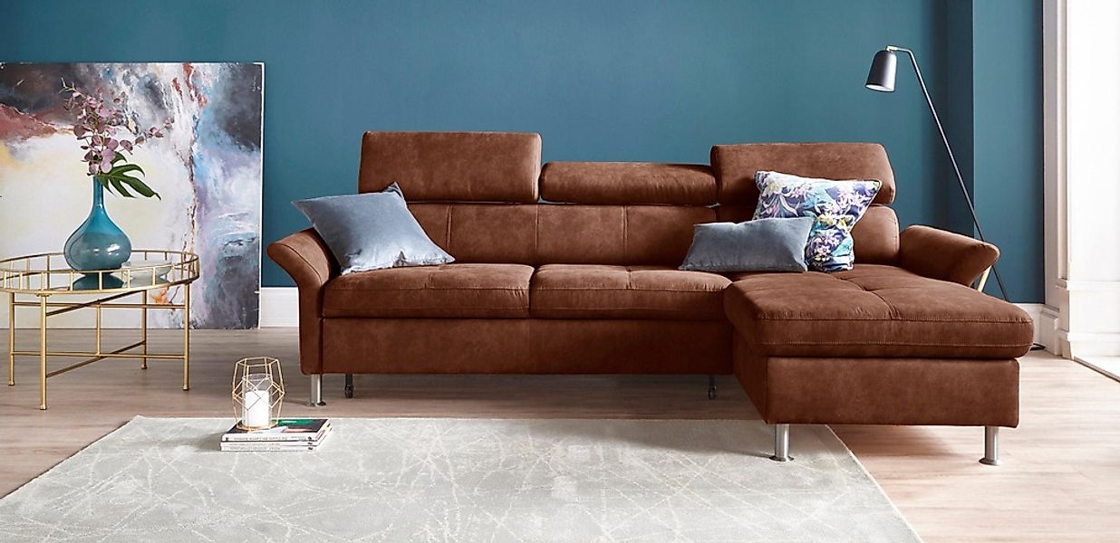 exxpo - sofa fashion Ecksofa "Maretto, bequem und komfortabel, L-Form", ink günstig online kaufen