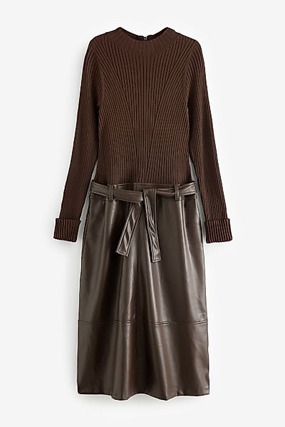 Next 2-in-1-Kleid 2-in-1 Hochgeschlossenes Kleid aus günstig online kaufen