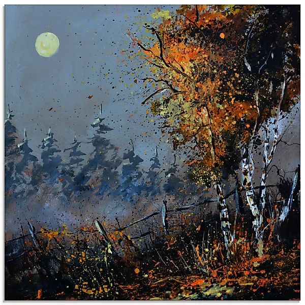 Artland Glasbild »Im Wald«, Wald, (1 St.) günstig online kaufen