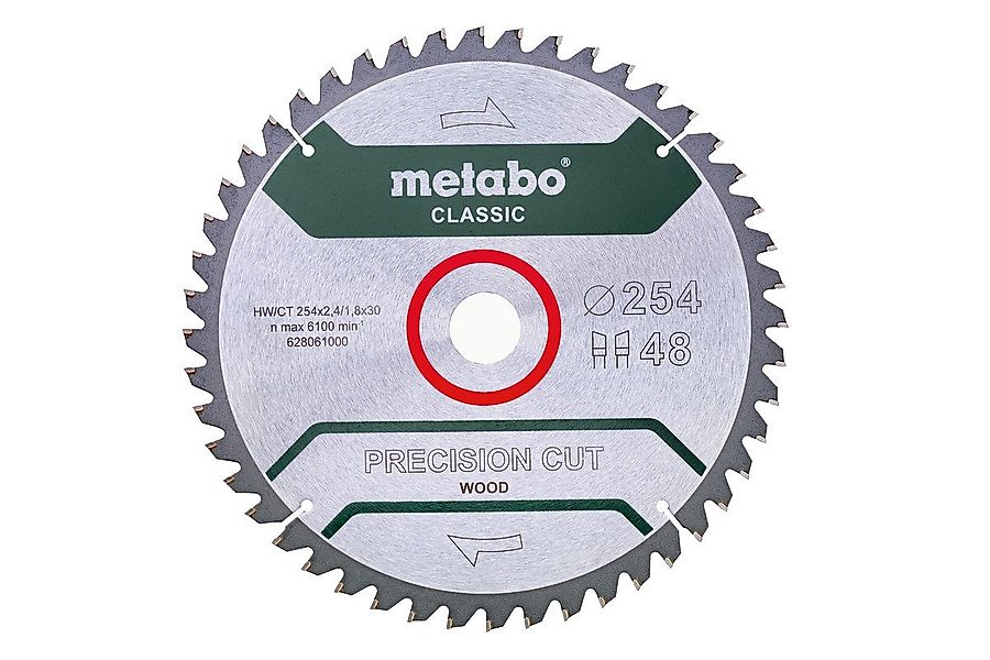 metabo Kreissägeblatt Metabo Kreissägeblatt PrecisionCutClassic 254 günstig online kaufen