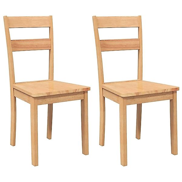 vidaXL Esszimmerstuhl Esszimmerstühle 2 Stk. Natur günstig online kaufen