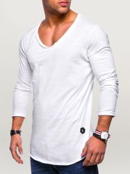 behype Langarmshirt "NUKE L/S" mit V-Ausschnitt günstig online kaufen