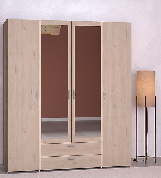 Parisot Drehtürenschrank "Daily" 1 tlg. zwei Türen mit Spiegel günstig online kaufen