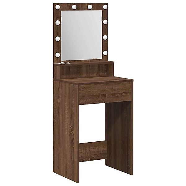 vidaXL Schminktisch Braun Eichen-Optik 50 x 41 x 135 cm Holzwerkstoff 86512 günstig online kaufen