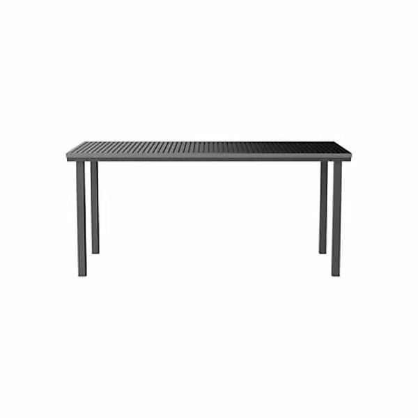 rechteckiger Tisch 19 Outdoors metall schwarz / 167,5 x 80,5 cm - Aluminium günstig online kaufen