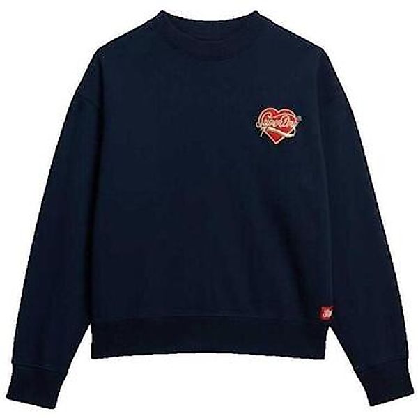 Superdry  Pullover Pull  Workwear brodé bleu marine günstig online kaufen