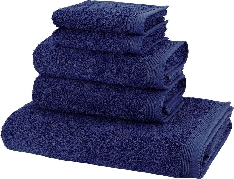 Möve Handtuch Set "Basic" 5tlg.-Set: 2xGäste- 2xHand- und 1xBadetuch in Wal günstig online kaufen