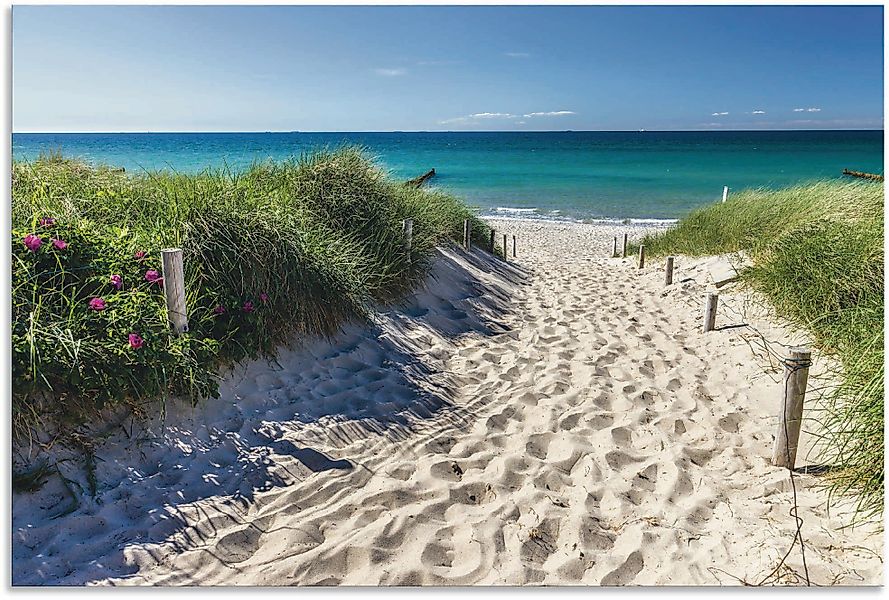 Artland Wandbild "Weg zum Strand an der Ostsee" Strandbilder 1 Stk. tlg. al günstig online kaufen