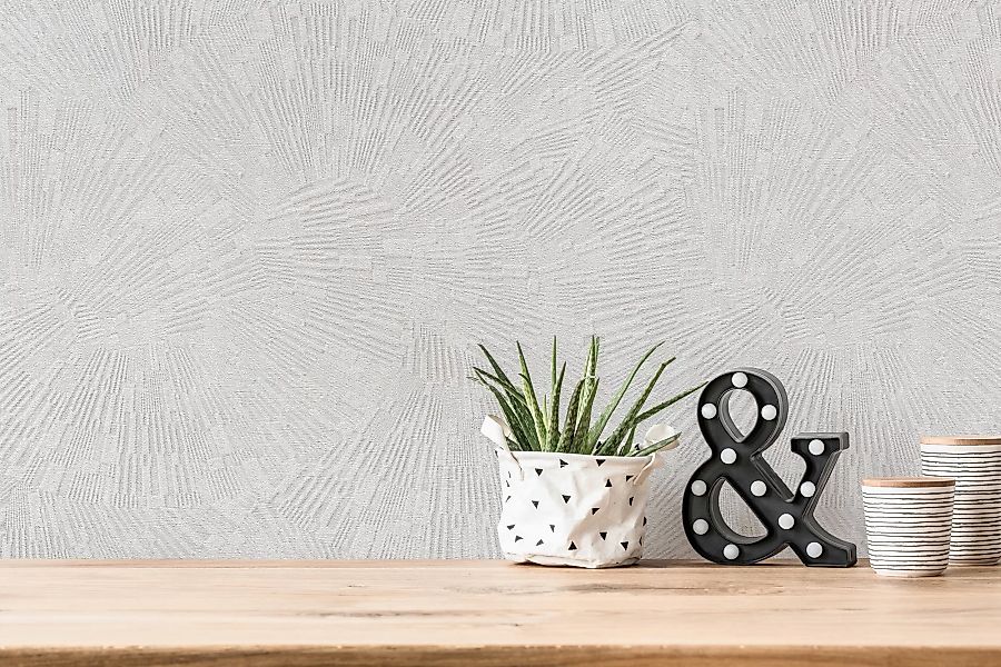 living walls Vliestapete »Titanium«, gemustert-Motiv-abstrakt, Moderne Tape günstig online kaufen