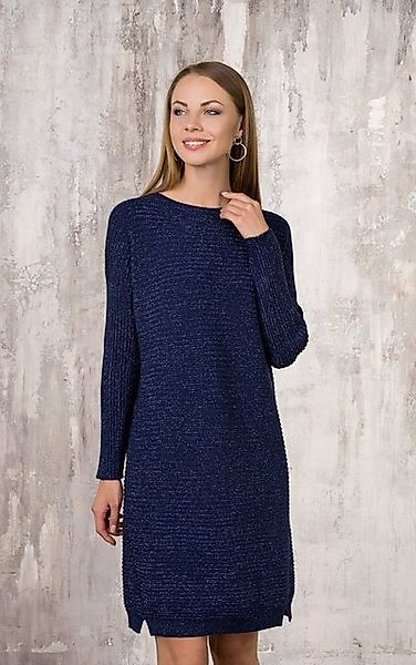 Passioni Strickkleid Strickkleid blau mit Glitzerdetails günstig online kaufen