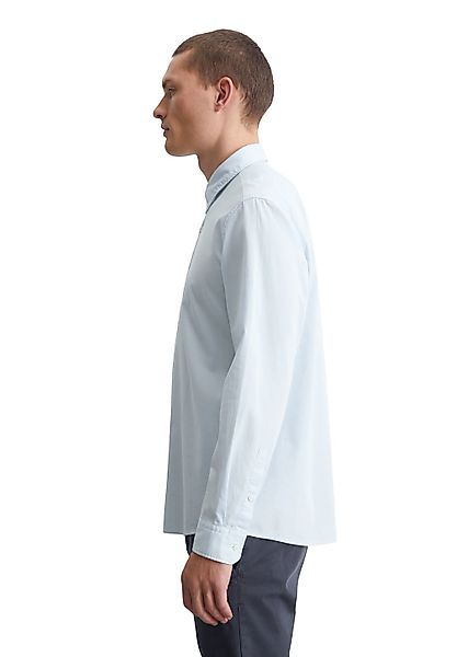 Marc OPolo Langarmhemd, regular fit aus Bio-Baumwolle, Button-down-Kragen, günstig online kaufen