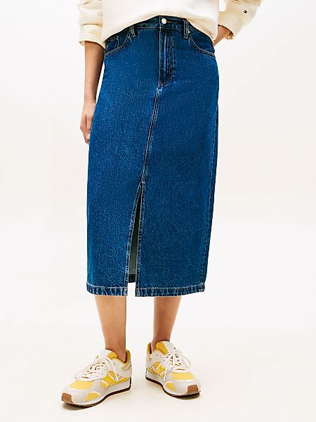 Tommy Hilfiger Jeansrock "DNM EMI MIDI STRAIGHT SKIRT HW" günstig online kaufen