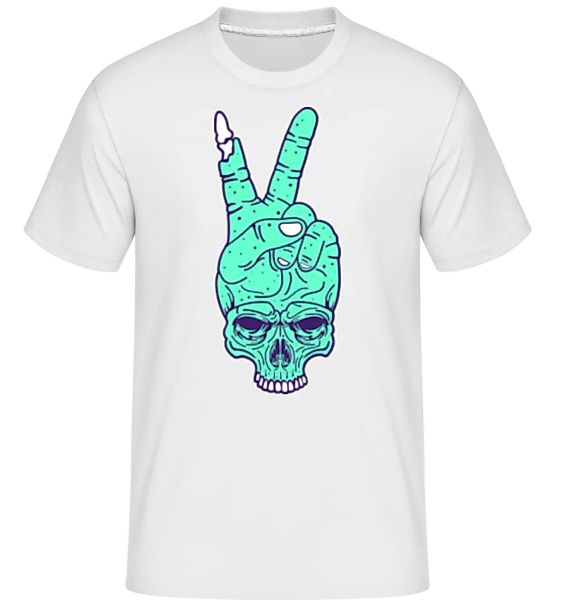 Skull Hand Peace · Shirtinator Männer T-Shirt günstig online kaufen