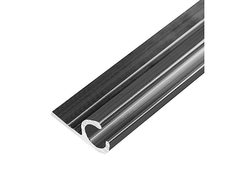 LYSEL® U-Laufschiene Kederschiene Kederleiste Aluminium grau schwarz beige günstig online kaufen