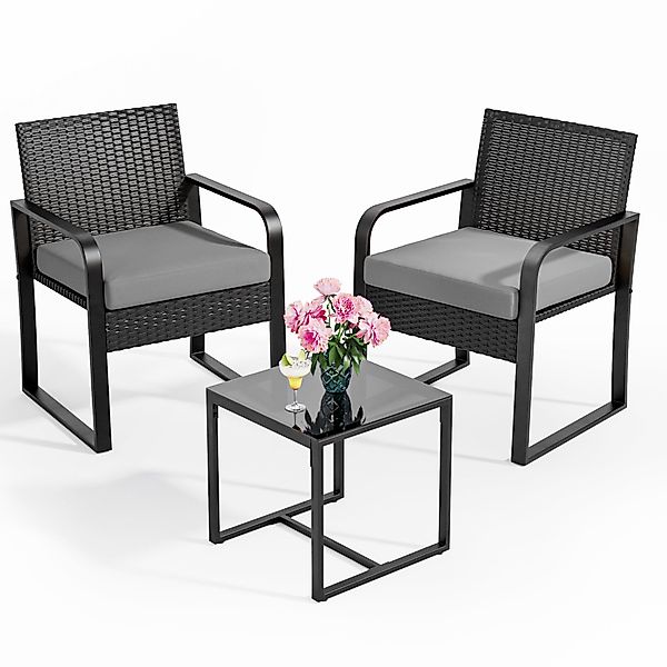 Bealife Balkonset,Garten Balkonmöbel-Sets(3er Set), Bestehend aus günstig online kaufen