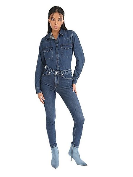 Colins Girlfriend-Jeans 760 Diana Super Slim Fit High Waist Skinny Leg Blau günstig online kaufen