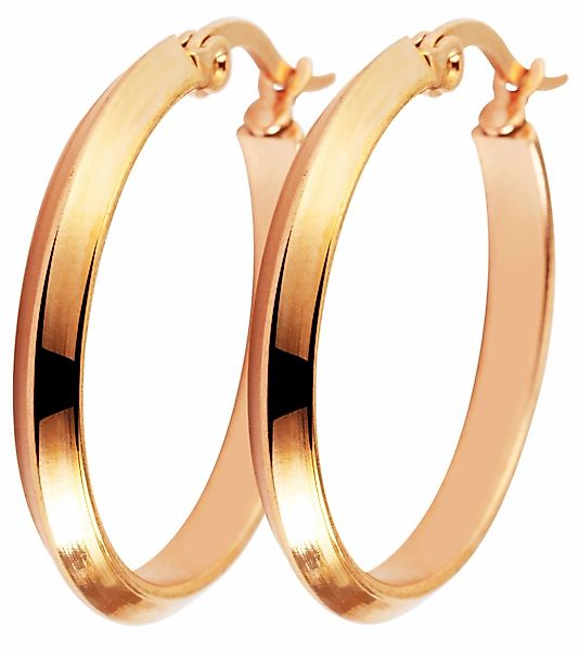 Adelia´s Paar Creolen "Damen Ohrringe – Creole aus Edelstahl" Eine schöne G günstig online kaufen