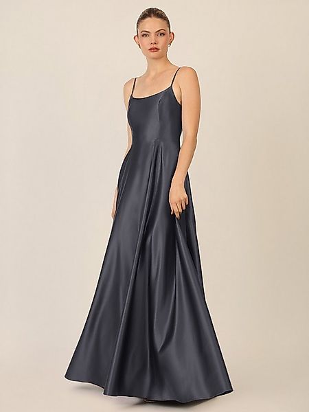 Apart Abendkleid aus Satin mit Spaghettiträgern günstig online kaufen