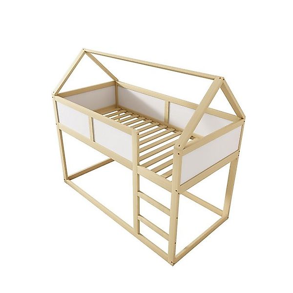 STILVORA Kinderbett 90×200 niedriges Etagenbett mit Matratze,Bettgestell mi günstig online kaufen