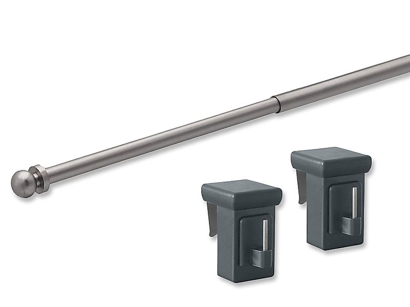 dekondo Gardinenstange Vaganz, ausziehbar, Fensterhaken klemmbar, günstig online kaufen