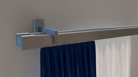 indeko Innenlaufschiene "Trend-Line" Ø 35 mm 2 läufig-läufig Wunschmaßlänge günstig online kaufen