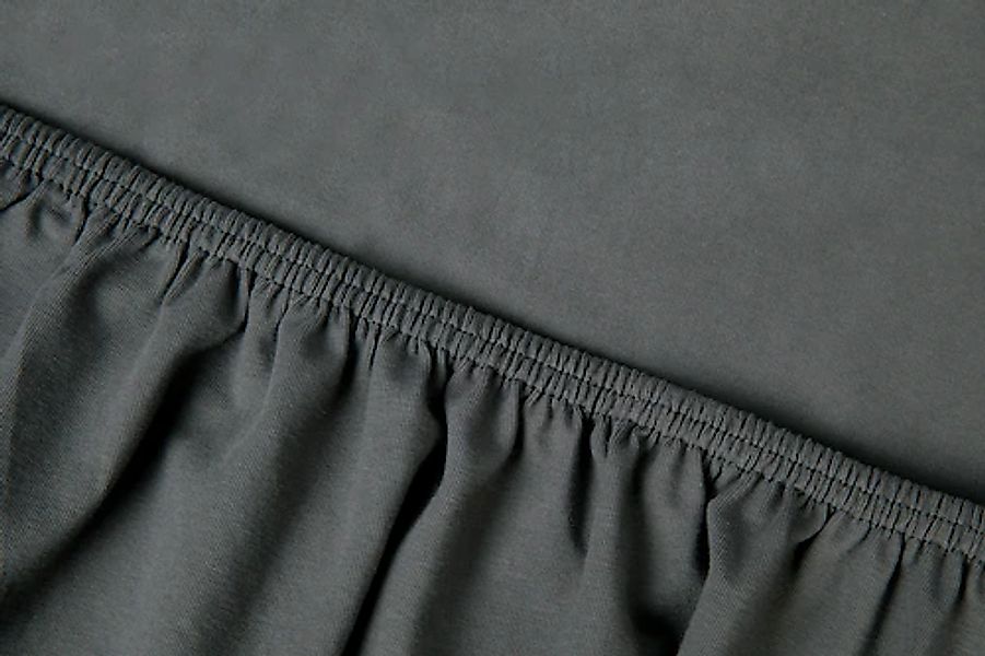 Kayori Spannbettlaken Shizu, Jersey-Elasthan, Gummizug: rundum, günstig online kaufen