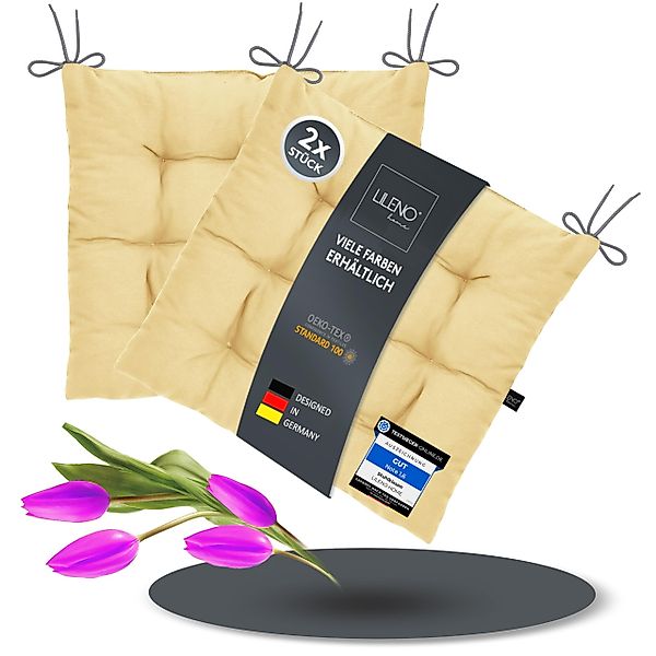 LILENO HOME Stuhlkissen Sitzkissen für Gartenstuhl, günstig online kaufen