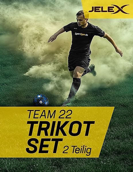 JELEX Fußballtrikot JELEX Team 22 Trikot Set 2-teilig grün (2-tlg) günstig online kaufen