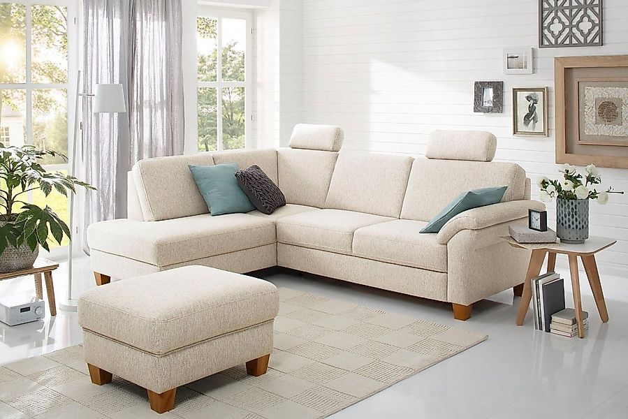 Home affaire Hocker "Borkum; B: 75cm" mit Federkern günstig online kaufen