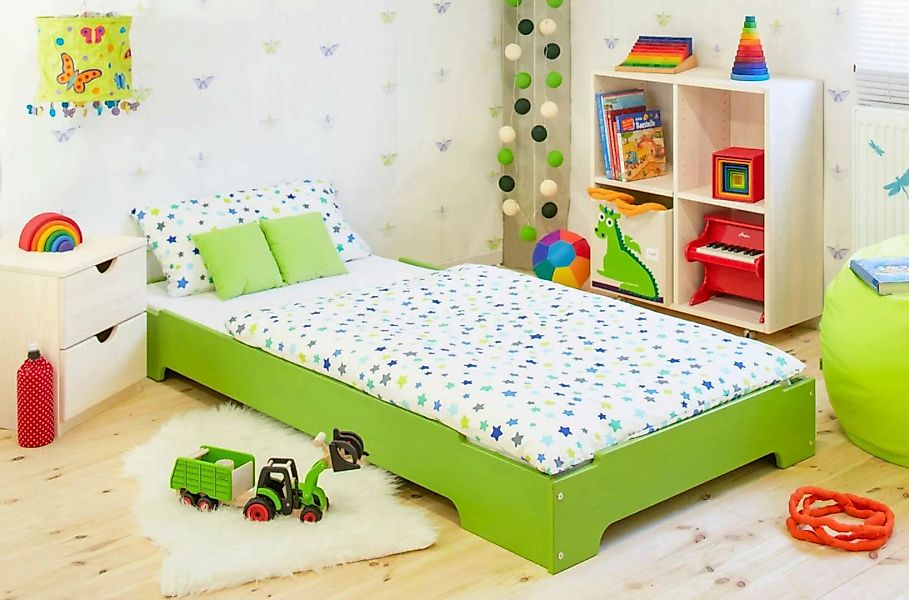 BioKinder - Das gesunde Kinderzimmer Stapelbett Kai, 90x200 cm günstig online kaufen