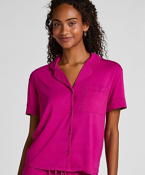 Hunkemöller Pyjama "Kurzärmelige Jersey-Jacke Essential" günstig online kaufen