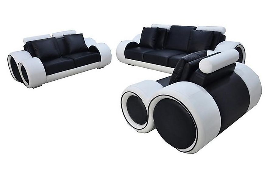 Xlmoebel Sofa Sofa Sitzgruppe Polstermöbel Set 3+2+1 Designer Ledersofas, H günstig online kaufen