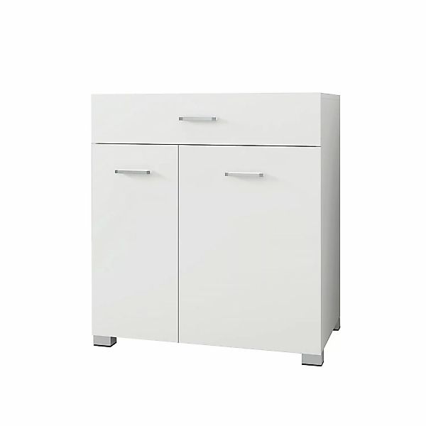 ML-Design Wäscheschrank mit 2 Ausklappbaren Wäschesäcken Weiß 75x78,5x45 cm günstig online kaufen