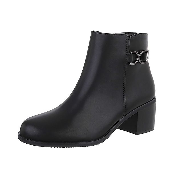 Ital-Design Damen Elegant Stiefelette (87118280) Blockabsatz günstig online kaufen