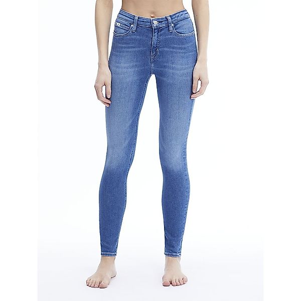 Calvin Klein Jeans Mid Rise Skinny Hose 27 Denim Medium günstig online kaufen