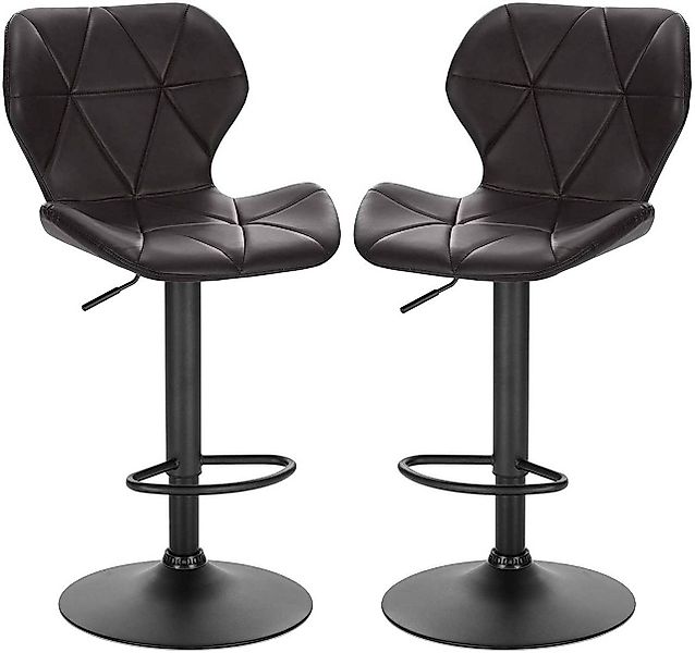 Woltu Barhocker (2 St), Bistrohocker Retro höhenverstellbar und drenbar günstig online kaufen