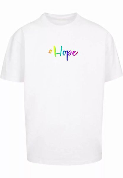 Merchcode T-Shirt Merchcode Herren Hope Rainbow Heavy Oversized Tee (1-tlg) günstig online kaufen