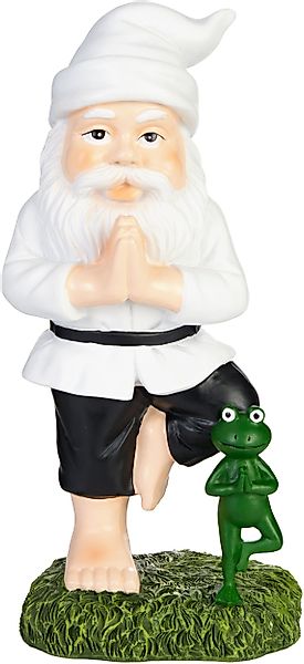 BRUBAKER Gartenzwerg Yoga Übung "Baum" Zwerg günstig online kaufen