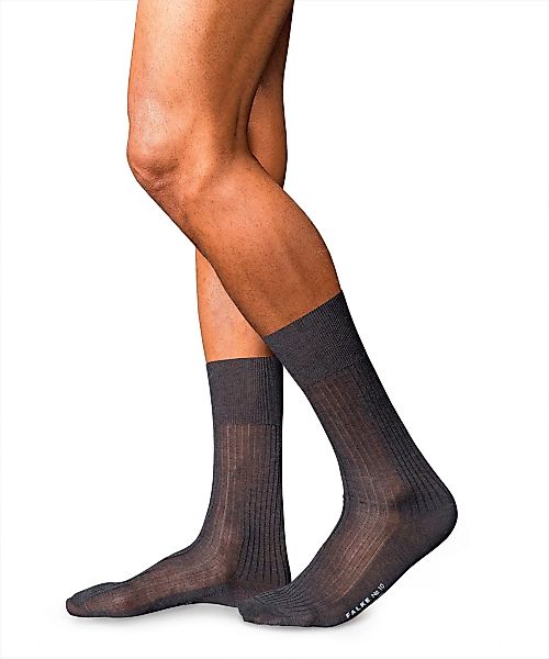 FALKE No. 10 Pure Fil d´Écosse Gentlemen Socken, Herren, 43-44, Grau, Uni, günstig online kaufen