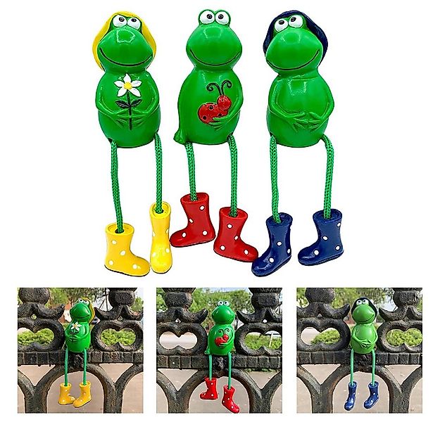 NUODWELL Gartenfigur Gartenfigur verträumter Frosch Dekofigur Tierfigur für günstig online kaufen