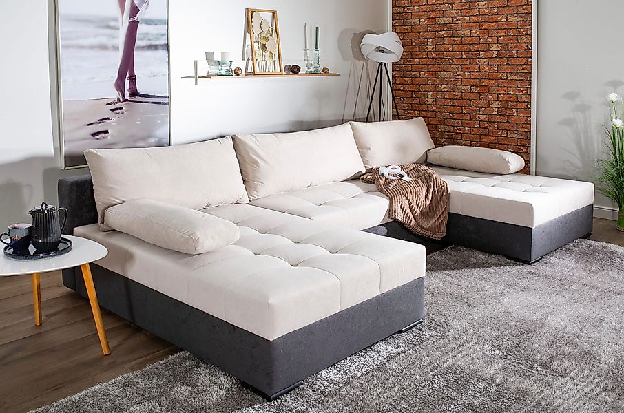 COLLECTION AB Wohnlandschaft Josy, inkl. Bettfunktion, günstig online kaufen