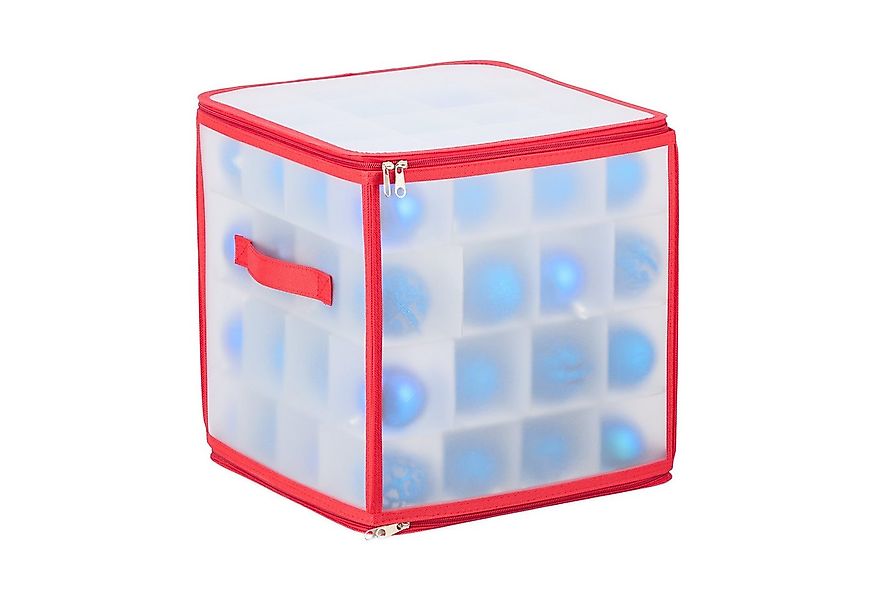 relaxdays Aufbewahrungsbox 3x Weihnachtskugel Aufbewahrungsbox (3 St) günstig online kaufen