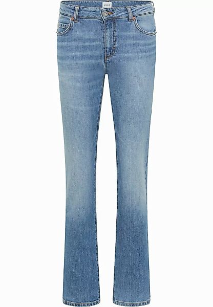 Mustang Damen Jeans CROSBY Relaxed Slim Fit - Blau - Deep Blue Denim günstig online kaufen