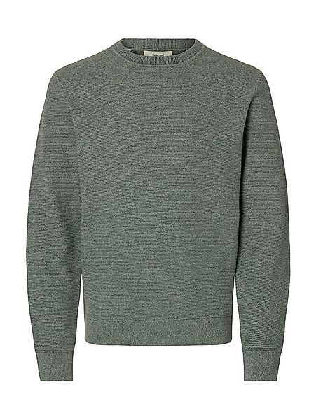Selected Strickpullover SLHROSS LS KNIT STRUCTURE CREW NECK NOOS günstig online kaufen