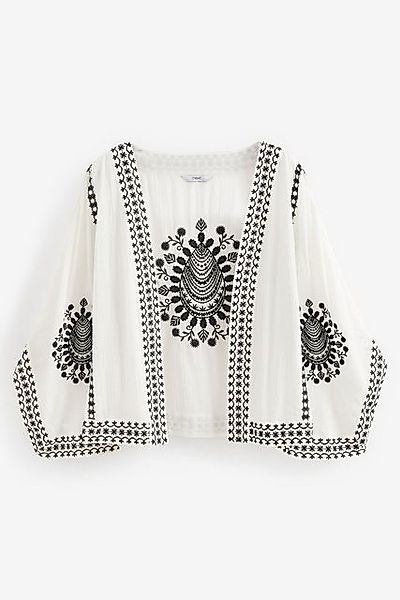 Next Blusenkimono Kimono mit Zierstickerei (1-tlg) günstig online kaufen