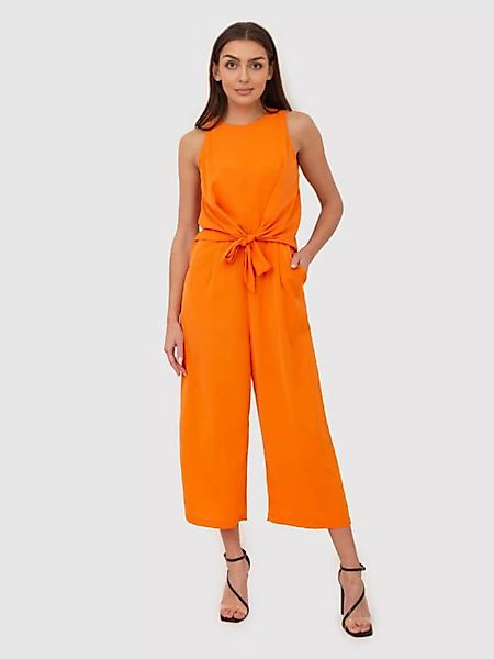 AX Paris Jumpsuit Oranger ärmelloser Overall günstig online kaufen