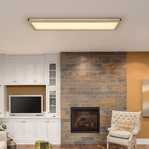 GLOBO LIGHTING LED Deckenleuchte »CARLA« LED-Modul 1 Stk. Warmweiß Rechteck günstig online kaufen